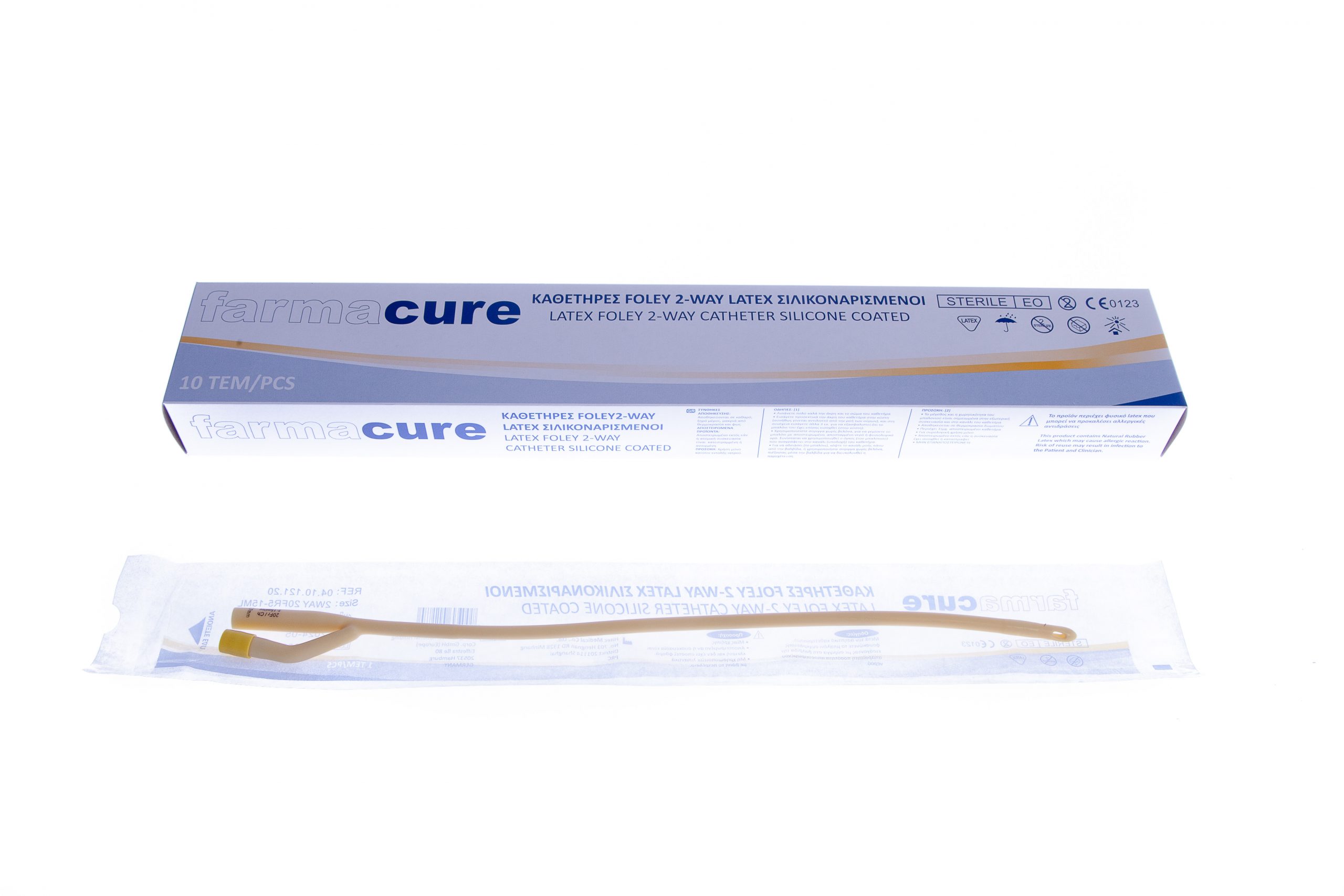 Καθετήρας Foley Latex Farmacure 2way 10cc - Image 2