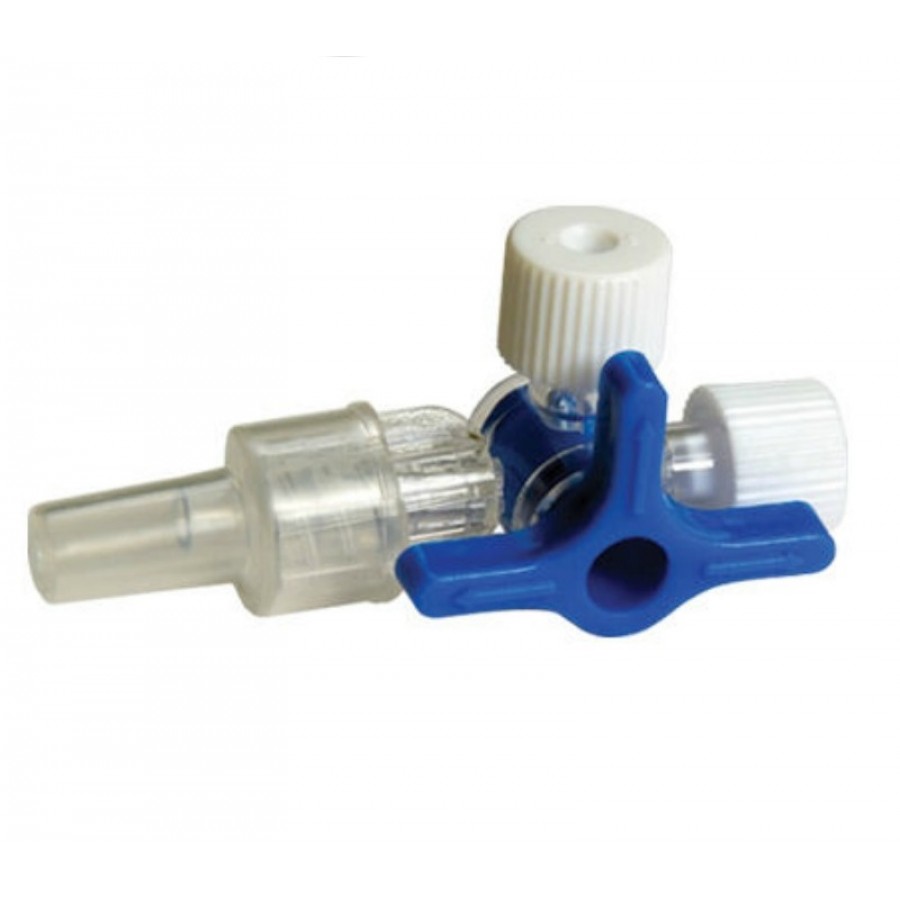 Στρόφιγγες 3way Stop Cock (Μπλε)